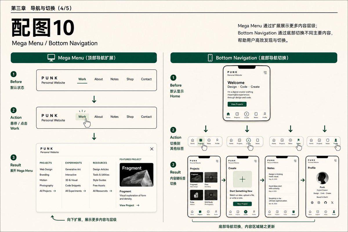 底部导航示例